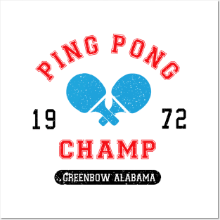 Forrest Gump Ping Pong Champ Greenbow Posters and Art